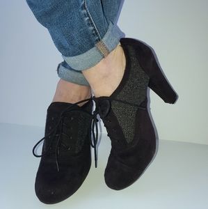 Black Suede Ankle Booties